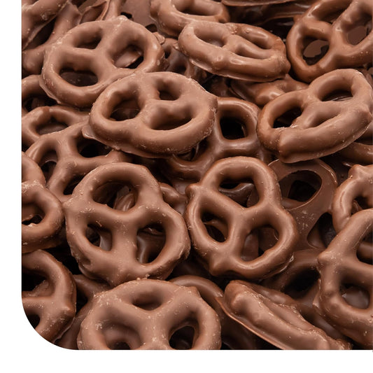 Chocolate covered pretzels bulk 5 pound pack — South Shore Candy